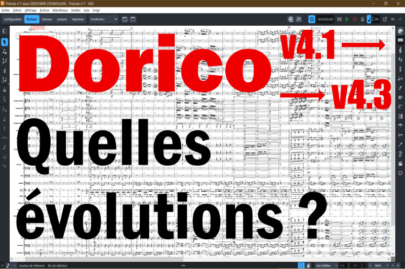 Dorico v4.1 → v4.3.10 : Quelles évolutions ?